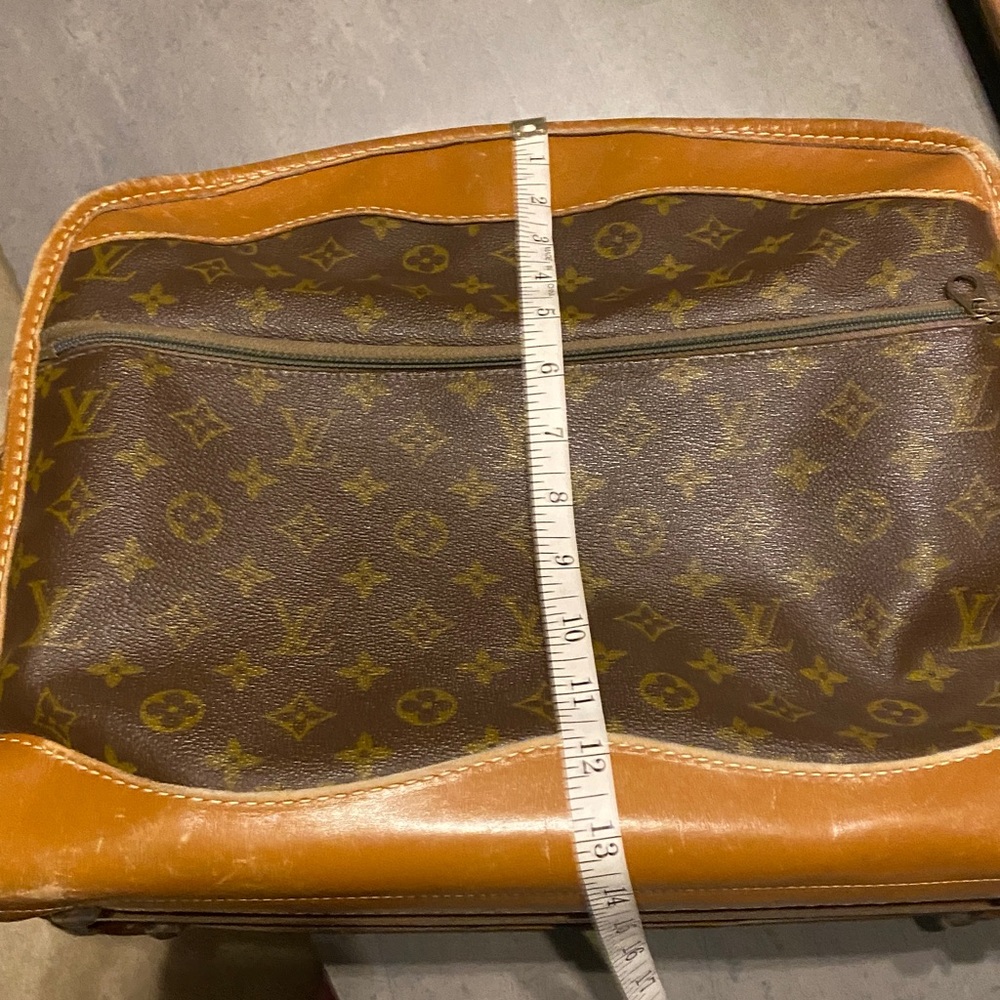 Authentic Vintage Louis Vuitton Monogram Brown Tan Messenger/Travel Bag - Picture 15 of 17